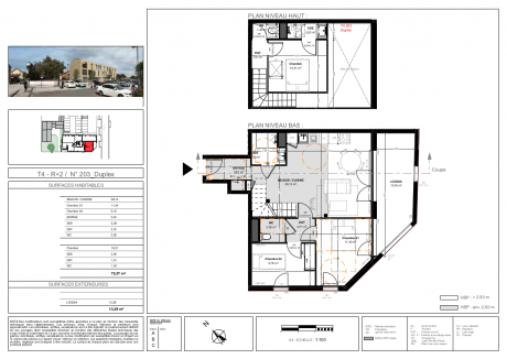 203 T4 duplex - Résidence à Biganos