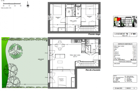 A104 T4 duplex - Résidence à Villenave d'Ornon