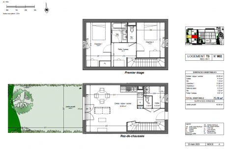 M02 T4 duplex - Résidence à Villenave d'Ornon