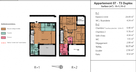 07 T3 duplex - Résidence à Bordeaux