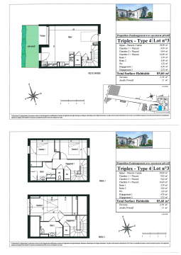 3 t4 triplex - Résidence Arcachon Centre ville